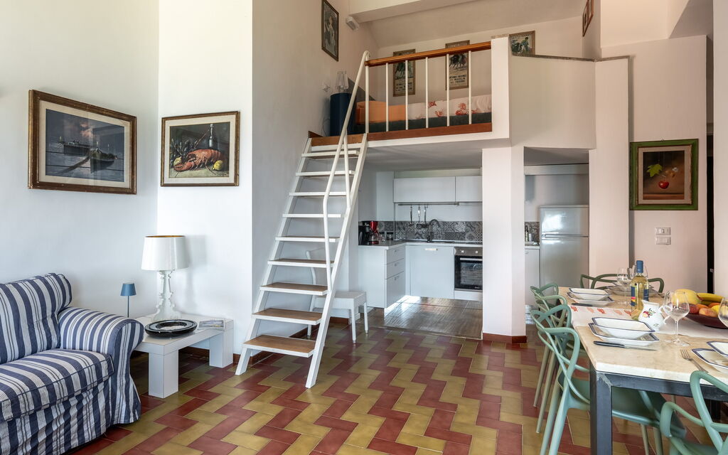 Argentarola House, Porto Santo Stefano, Seaview And Pool: Autumn, Living Room, Spring, Summer