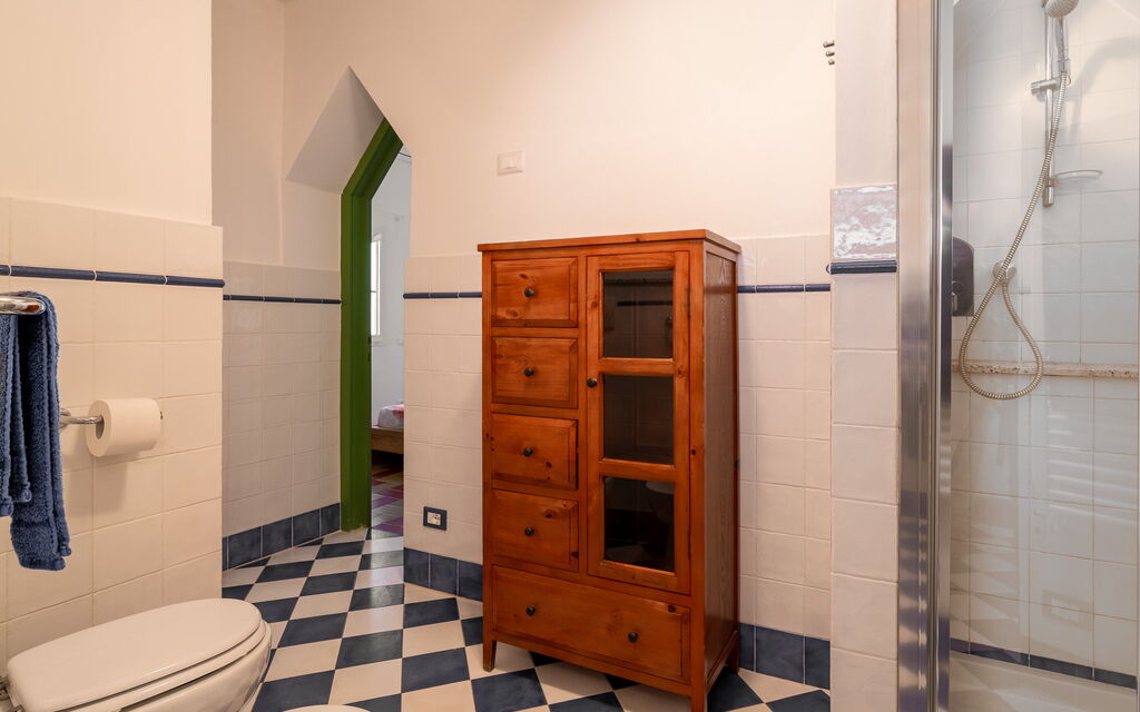 Argentarola House, Porto Santo Stefano, Seaview And Pool: Autumn, Bathroom, Spring, Summer