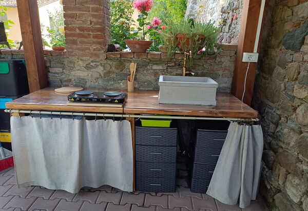 Locanda Di Alberi: Kitchen, Outdoor