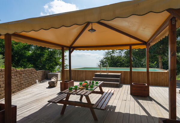 Casa Sul Serra: Balcone / Terrazza / Patio, Estate, Esterni, Piscina