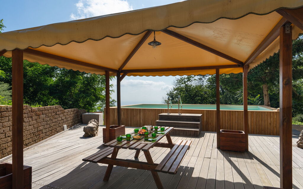 Casa Sul Serra: Balcone / Terrazza / Patio, Estate, Esterni, Piscina