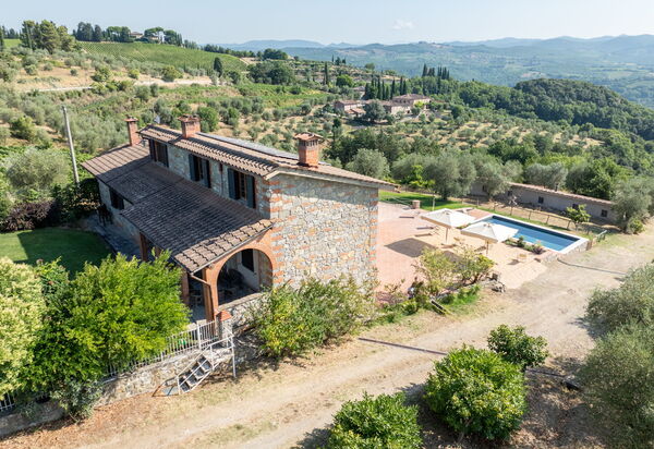Casa Di Luca, Pool, Castelnuovo Berardenga: Autumn, Scenic View, Spring, Summer