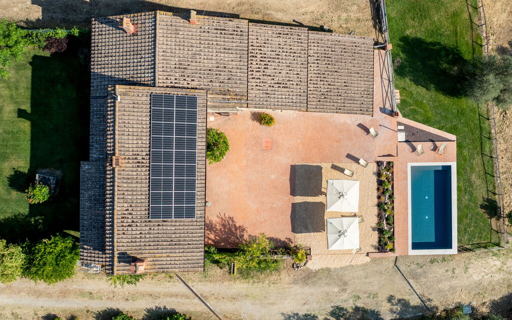 Casa Di Luca, Pool, Castelnuovo Berardenga: Autunno, Estate, Primavera, Vista Panoramica