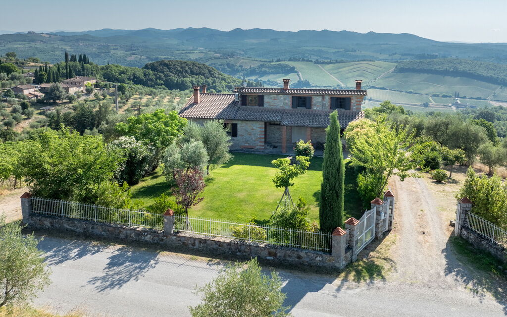Casa Di Luca, Pool, Castelnuovo Berardenga: Autunno, Estate, Primavera, Vista Panoramica