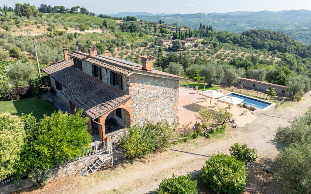 Casa Di Luca, Pool, Castelnuovo Berardenga: Autunno, Estate, Primavera, Vista Panoramica