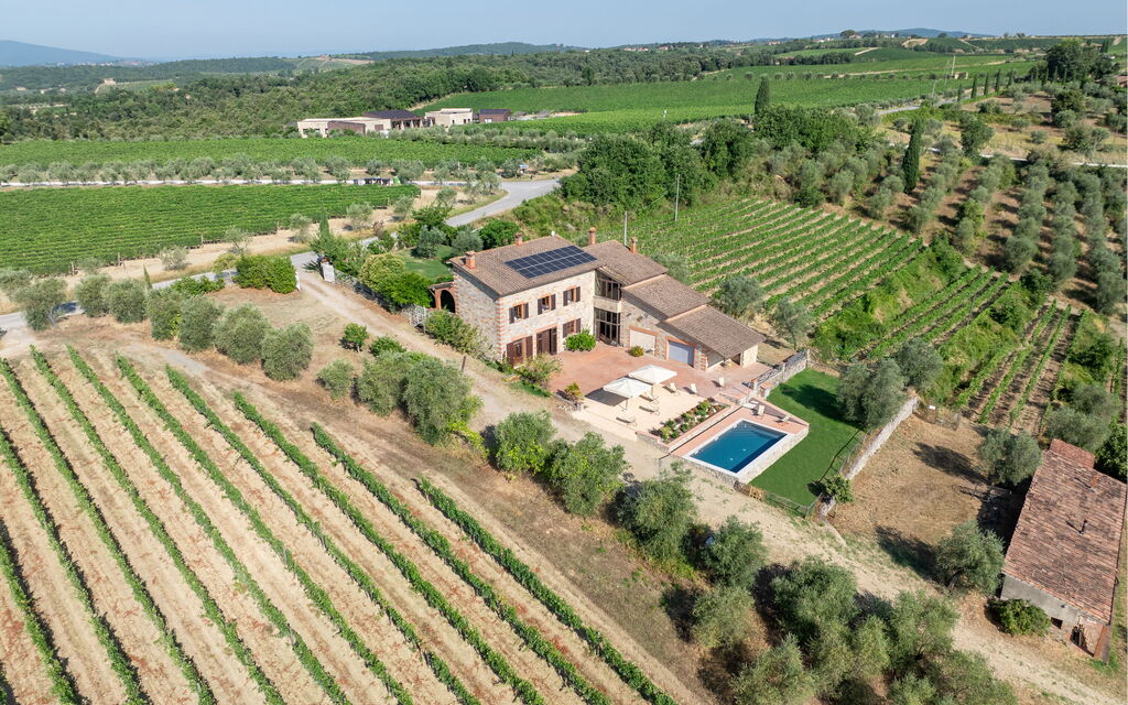 Casa Di Luca, Pool, Castelnuovo Berardenga: Autunno, Estate, Esterni, Primavera