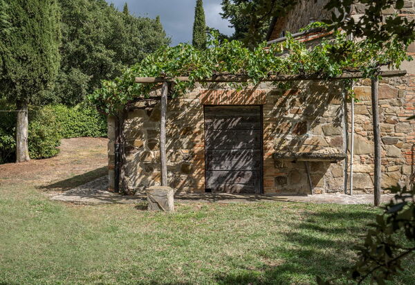 Orcia Panoramic View With Pool: Autumn, Building Exterior, Garden, Spring, Summer
