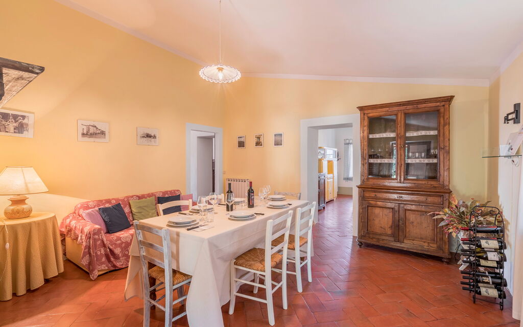 Orcia Panoramic View With Pool: Autunno, Estate, Primavera, Sala da pranzo, Soggiorno