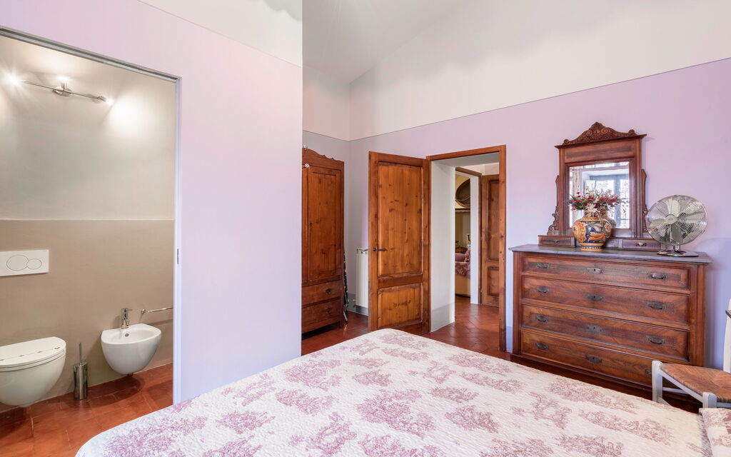 Orcia Panoramic View With Pool: Camera da letto