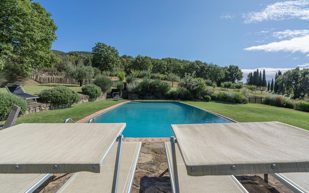 Orcia Panoramic View With Pool: Autunno, Estate, Esterni, Giardino, Piscina, Primavera