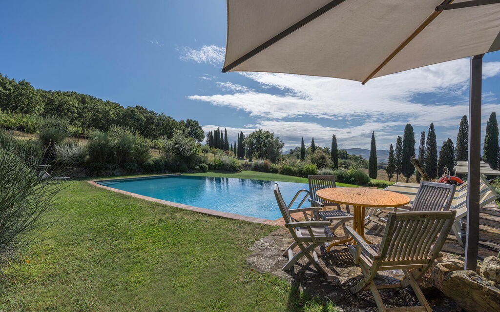 Orcia Panoramic View With Pool: Autunno, Estate, Esterni, Giardino, Piscina, Primavera