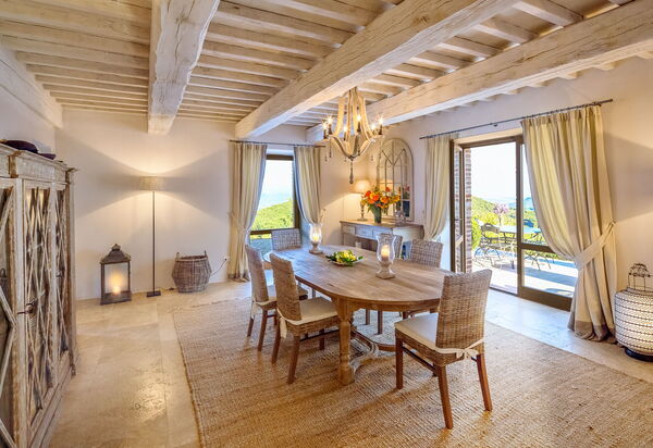 Villa Santa Croce - Tenuta Di Murlo, Umbria: Autumn, Dining Room, Spring, Summer