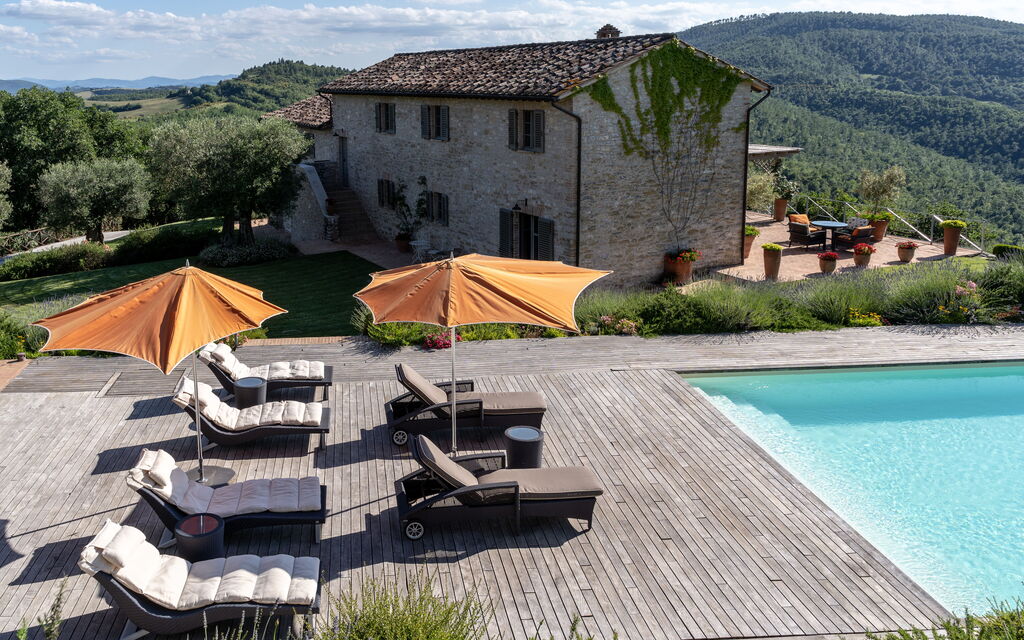 Villa Monticelli - Tenuta Di Murlo, Umbria: Autunno, Estate, Esterni, Piscina, Primavera