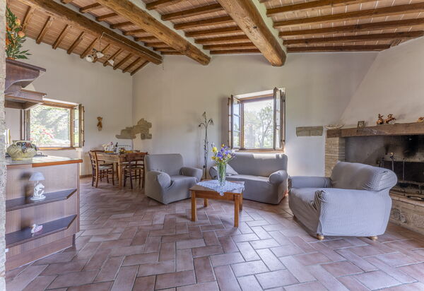 Podere Marcigliana - Radicondoli - Siena, Toscana: Autunno, Inverno, Primavera, Soggiorno