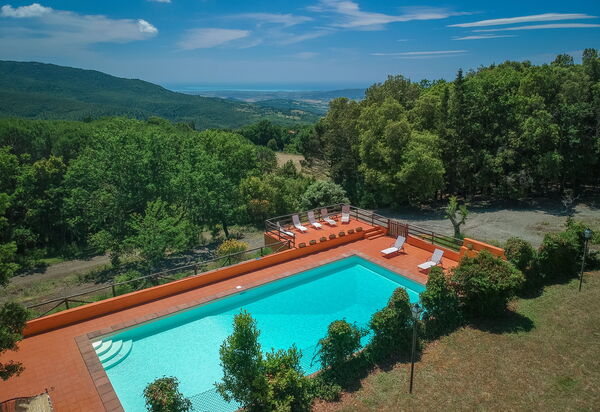 Tenuta De Paoli - Chianni, Pool, Wifi, Privacy, Toscana: Autunno, Estate, Giardino, Piscina, Primavera, Vista Panoramica