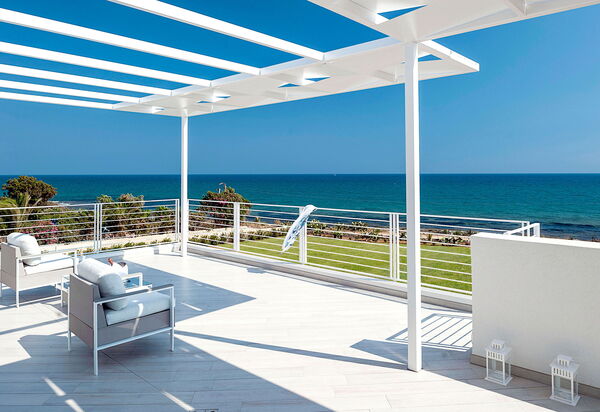 Casa Mareblu - Marina Di Modica, Sicilia: all'aperto, Autunno, Balcone / Terrazza / Patio, Estate, Giardino, Primavera, Vista Panoramica