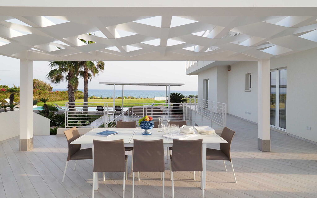 Casa Mareblu - Marina Di Modica, Sicilia: Autumn, Balcony / Terrace / Patio, Building Exterior, Outdoor, Scenic View, Spring, Summer