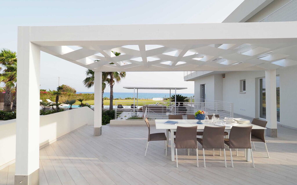 Casa Mareblu - Marina Di Modica, Sicilia: Autumn, Balcony / Terrace / Patio, Building Exterior, Outdoor, Scenic View, Spring, Summer