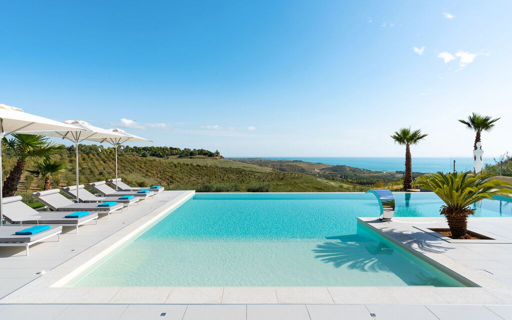 Villa Agrigenta - Ribera, Sicilia: all'aperto, Autunno, Balcone / Terrazza / Patio, Estate, Esterni, Piscina, Primavera, Vista Panoramica