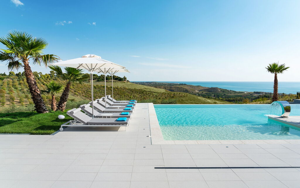 Villa Agrigenta - Ribera, Sicilia: all'aperto, Autunno, Balcone / Terrazza / Patio, Estate, Esterni, Piscina, Primavera, Vista Panoramica