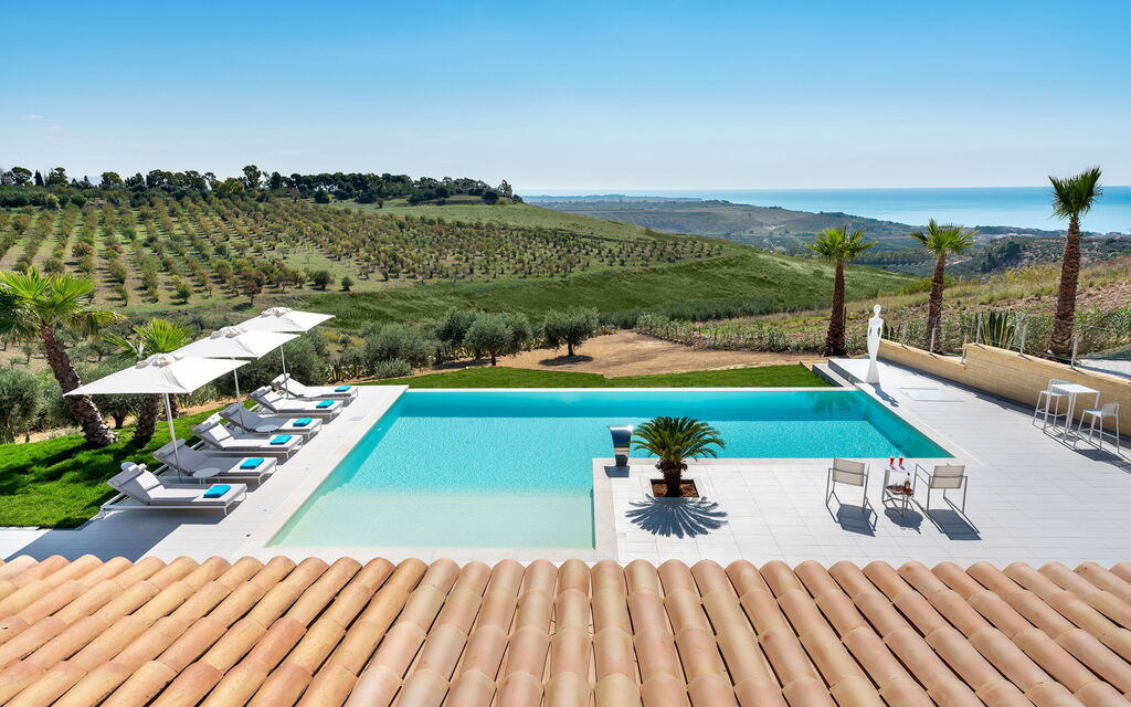 Villa Agrigenta - Ribera, Sicilia: all'aperto, Autunno, Balcone / Terrazza / Patio, Estate, Esterni, Piscina, Primavera, Vista Panoramica