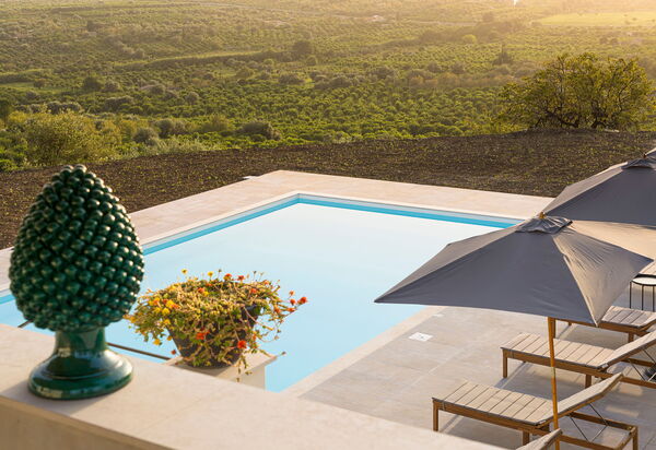 Casa Bianca - Noto, Sicilia: all'aperto, Autunno, Balcone / Terrazza / Patio, Estate, Esterni, Piscina, Primavera, Vista Panoramica
