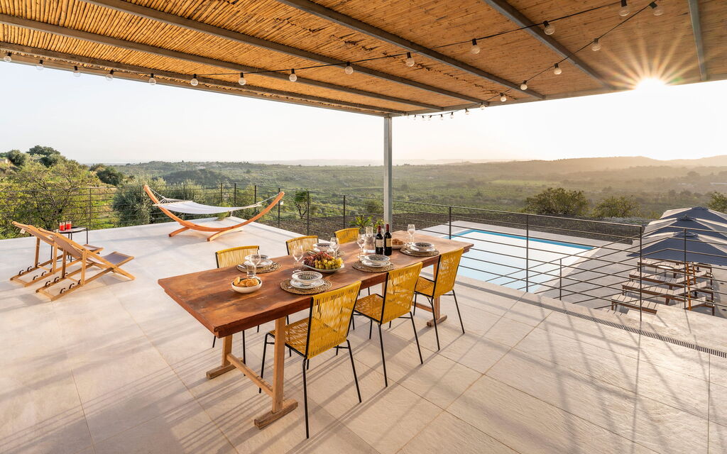 Casa Bianca - Noto, Sicilia: Autumn, Balcony / Terrace / Patio, Building Exterior, Outdoor, Pool, Scenic View, Spring, Summer