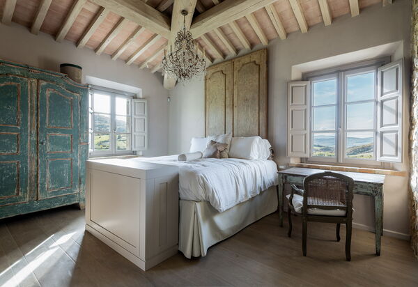 Casale Del Podere Tesoro - Radicondoli, Toscana: Autunno, Camera da letto, Estate, Primavera