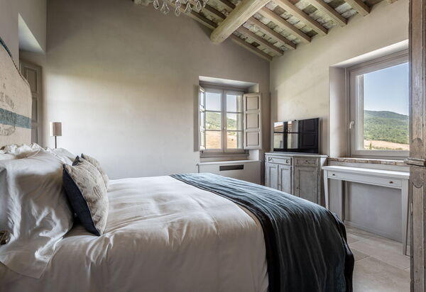 Casale Del Podere Tesoro - Radicondoli, Toscana: Autunno, Camera da letto, Estate, Primavera