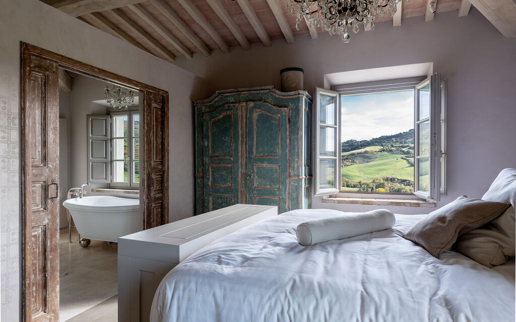 Casale Del Podere Tesoro - Radicondoli, Toscana: Autunno, Camera da letto, Estate, Primavera