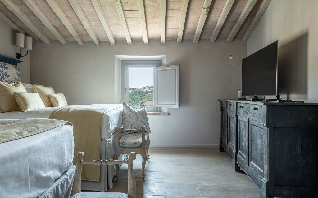 Casale Del Podere Tesoro - Radicondoli, Toscana: Autunno, Camera da letto, Estate, Primavera