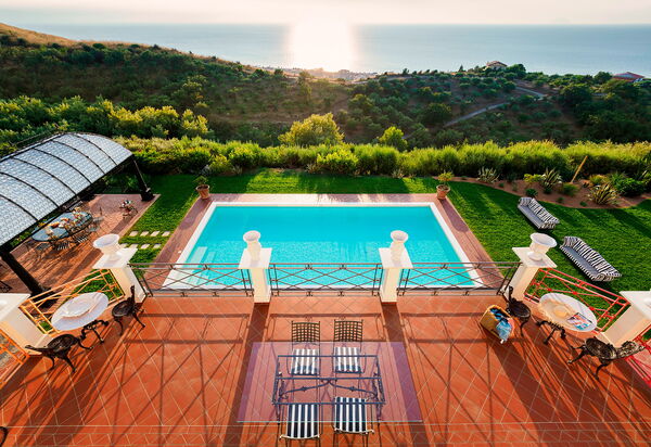 Villa Ester - Capo D'orlando, Sicilia: all'aperto, Autunno, Estate, Esterni, Giardino, Piscina, Primavera, Vista Panoramica
