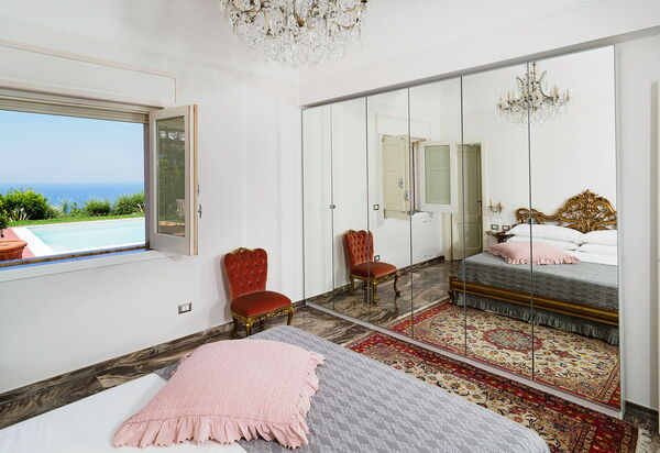 Villa Ester - Capo D'orlando, Sicilia: Autunno, Camera da letto, Estate, Piscina, Primavera, Vista Panoramica