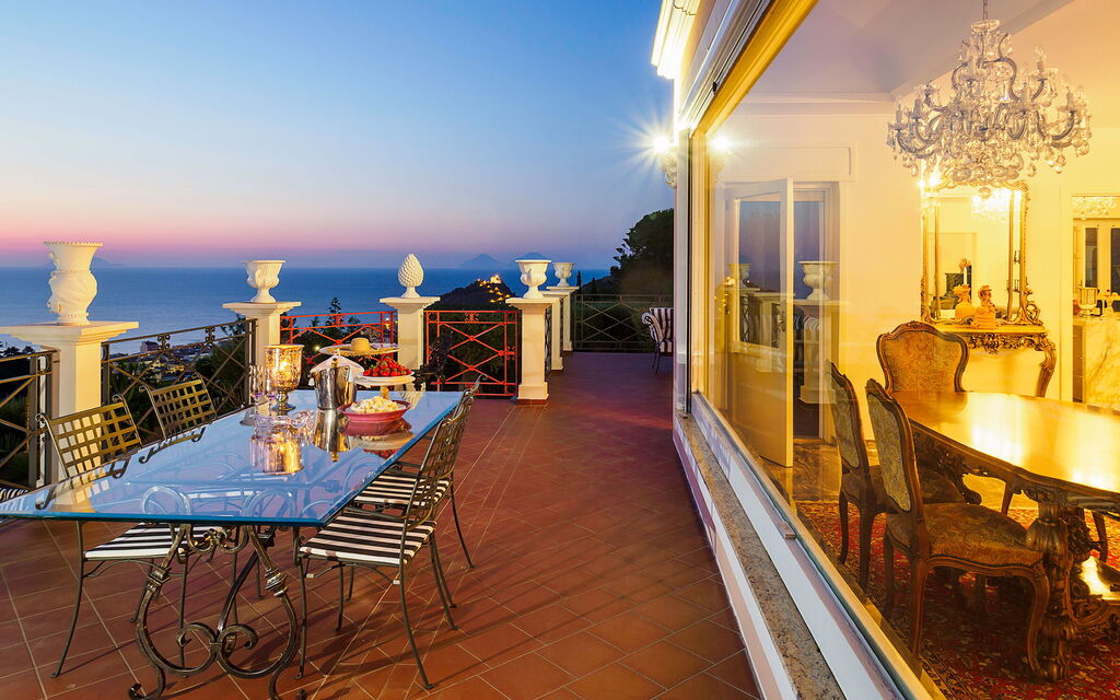 Villa Ester - Capo D'orlando, Sicilia: all'aperto, Autunno, Balcone / Terrazza / Patio, Estate, Esterni, Primavera, Vista Panoramica