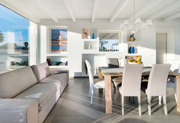 Casa Biancoverde - Marsala, Sicilia: Autunno, Estate, Primavera, Sala da pranzo, Soggiorno