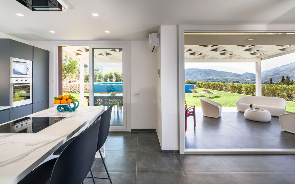 Villa Cinema - Castellammare Del Golfo, Sicilia: Autunno, Balcone / Terrazza / Patio, Cucina, Estate, Primavera, Sala da pranzo, Vista Panoramica