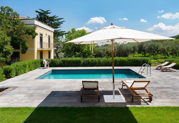 Villa Tranquilla - Randazzo, Sicilia: all'aperto, Autunno, Balcone / Terrazza / Patio, Estate, Esterni, Giardino, Piscina, Primavera, Vista Panoramica