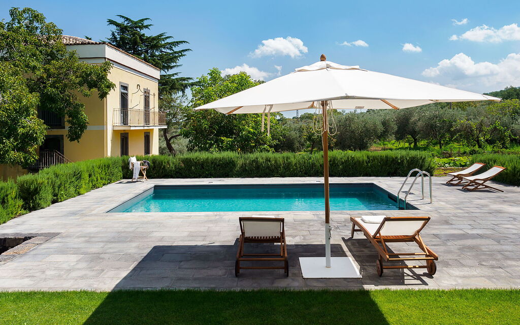 Villa Tranquilla - Randazzo, Sicilia: all'aperto, Autunno, Balcone / Terrazza / Patio, Estate, Esterni, Giardino, Piscina, Primavera, Vista Panoramica