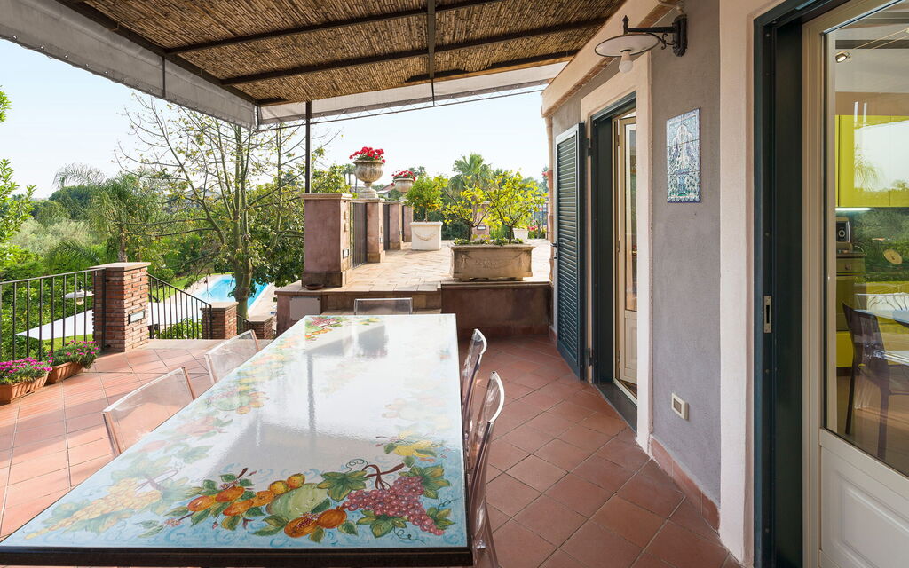 Oasi Verde - Santa Maria La Stella, Sicilia: all'aperto, Autunno, Balcone / Terrazza / Patio, Estate, Esterni, Piscina, Primavera