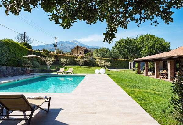 Casa Bedda - Viagrande, Sicilia: all'aperto, Autunno, Balcone / Terrazza / Patio, Estate, Esterni, Giardino, Piscina, Primavera, Vista Panoramica