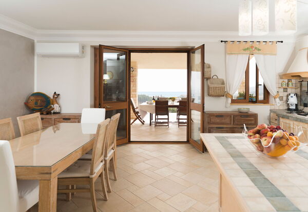 Villa Vistamare - Montallegro, Sicilia: Autunno, Balcone / Terrazza / Patio, Estate, Primavera, Sala da pranzo