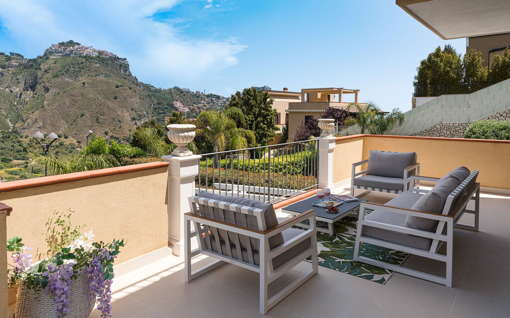 Casamonte - Castelmola, Sicilia: all'aperto, Autunno, Balcone / Terrazza / Patio, Estate, Esterni, Primavera, Vista Panoramica