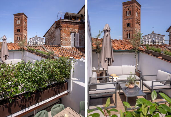 Lucca Old Town Apartment - Lucca, Toscana: Autunno, Balcone / Terrazza / Patio, Estate, Primavera