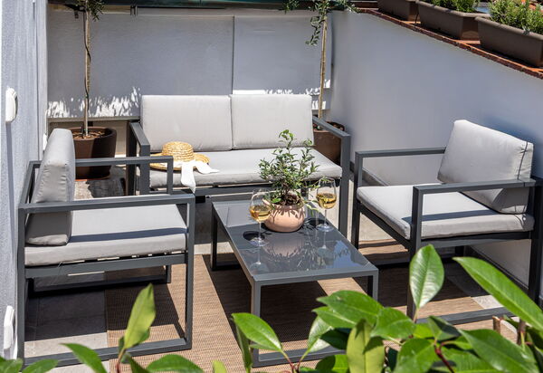 Lucca Old Town Apartment - Lucca, Toscana: Autumn, Balcony / Terrace / Patio, Spring, Summer