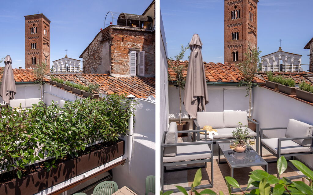 Lucca Old Town Apartment - Lucca, Toscana: Autunno, Balcone / Terrazza / Patio, Estate, Primavera