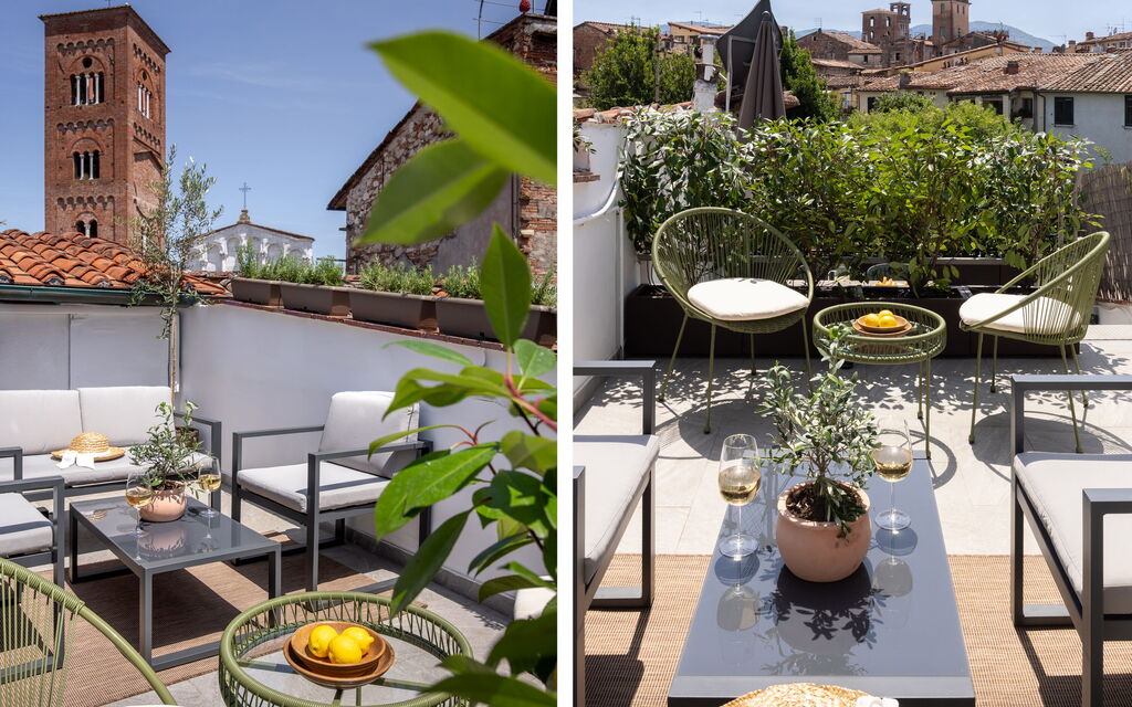 Lucca Old Town Apartment - Lucca, Toscana: Autunno, Balcone / Terrazza / Patio, Estate, Primavera