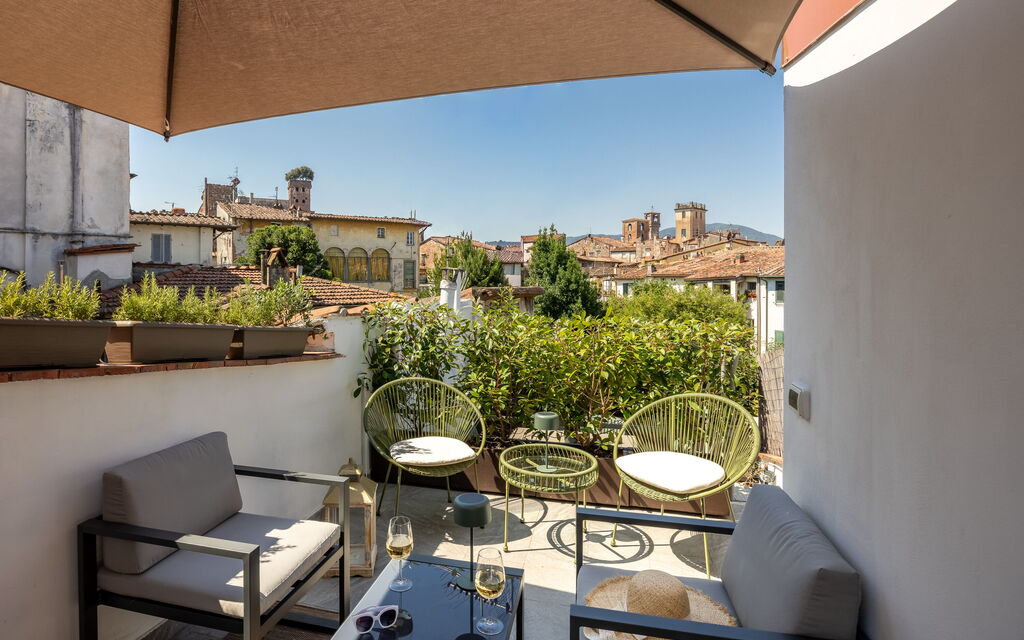 Lucca Old Town Apartment - Lucca, Toscana: Autumn, Balcony / Terrace / Patio, Spring, Summer