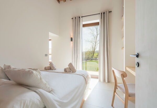 Pendolino Spereto Apartment With Pool, Montaione: Autunno, Camera da letto, Estate, Primavera