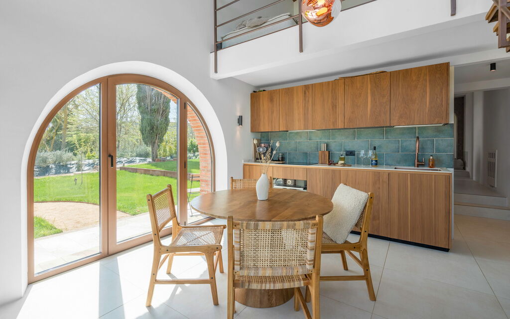 Pendolino Spereto Apartment With Pool, Montaione: Autunno, Cucina, Estate, Primavera