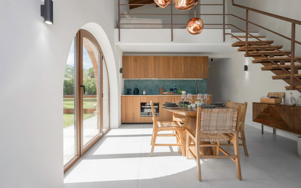 Pendolino Spereto Apartment With Pool, Montaione: Autunno, Cucina, Estate, Primavera